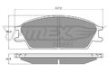 TOMEX Brakes Bremsbelagsatz, Scheibenbremse TX 11-06 für HYUNDAI