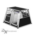 N12 Hundetransportbox Doppelbox Aluminium Transportbox Hundebox Hunde Alubox