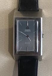 Omega Herren Armbanduhr Automatik De Ville Eckig