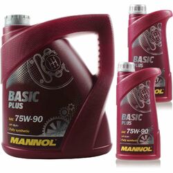 6 Liter Original MANNOL Getriebeöl Basic Plus 75W-90 API GL 4+ Gear Oil