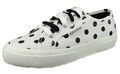 Superga Damen Low Sneaker COTFANTASYDOTSW S61172W-2750 Weiß Gr. 40