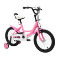 16 Zoll Kinderfahrrad Mädchenfahrrad Kinder Kinderrad Fahrrad Rad Bike Rosa