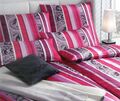 Joop! Mako Satin Bettwäsche Paisley Stripes 155 x 200 80x80 UVP 139,00