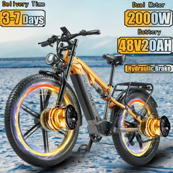 PULUMA 26 Zoll Elektrofahrrad Mountainbike 2000W 20AH Fat Tire Offroad E-Bike EU