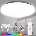 RGB 36W  LED Deckenleuchte Sternenhimmel Dimmbar Deckenlampe mit Fernbedienung