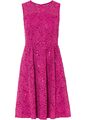 Spitzen-Kleid mit Tellerrock Gr 38 Magnolienpink Damen Mini Etuikleid Dress Neu*