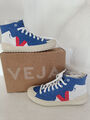 High-Top Sneaker Veja  Damenschuhe Sneakers Blau Weiss Rot  Gr.39 UK 6