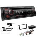 Kenwood KDC-BT450DAB Autoradio DAB BT Set für Skoda Octavia II Facelift Canbus