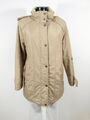 FUCHS SCHMITT Damen Winter Jacke Gr 38 DE / Beige mit Kapuze  ( R 3656 )