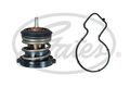 GATES Thermostat, Kühlmittel Oben, Unten u.a. für AUDI, CUPRA, SEAT, SKODA, VW