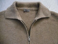 Strickjacke: include by Naturmoden Peter Hahn camel + Silberfaden NP 259€  Gr 42