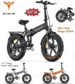 ENGWE EP-2 PRO 750W Foldable Electric Bicycle 7Speed 4.0 All Terrain Ebike 30mph