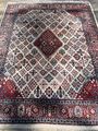 Sarough Teppich Orient Perser Rug Arak Natur Rot Schurwolle Meymeh Alt Vintage