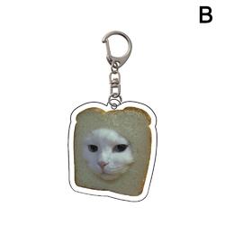 Cute Dog Funny Cat Keychain KeyRing Key Chains Cartoon Gift✨m Pendant Fo R6A1