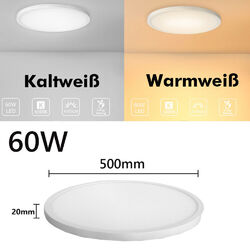 12W-60W LED Deckenleuchte Ultraflach Panel Deckenlampe Wohnzimmer Schlafzimmer✔kaltweiß/Warmweiß/Dimmbar/RGB✔16W/20W/24W/28W/36W/48W