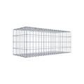 Gabione Steinkorb 100 x 40 x 40 cm (L x H x T) Maschenweite 5 x 10 cm C-Ringe