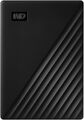 WD My Passport externe Festplatte 1TB Schwarz - Passwortschutz, automatische Bac