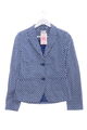 S.OLIVER Klassischer Blazer Damen Gr. DE 34 weiß-blau Business-Look