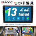 Autoradio 4+64G Android 13 DAB+ Carplay GPS SAT NAV Kam Für Toyota Avensis 02-08