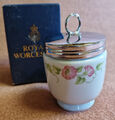 ROYAL WORCESTER Egg Coddler King Size Blume Blumen 8 cm