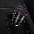 Auto Aux Wireless Bluetooth 5.0 Zigarettenanzünder Adapter USB Autoaufladung