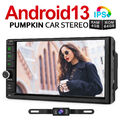 Pumpkin 7" Doppel DIN Autoradio Android 13 GPS Navi Carplay 4GB 64GB DAB+Kamera