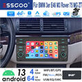 Android13 Carplay 4+64G Für BMW 3er E46 M3 Rover 75 MG ZT Autoradio DAB NAVI DSP