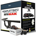 Anhängerkupplung starr für SEAT Altea XL +E-Satz NEU