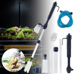 Elektrisch Aquarium Pumpe Aquarium Mulmsauger Schlammsauger Bodenreiniger 2024