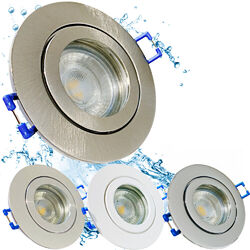 5W LED Duschen Badezimmer Feuchtraum Decken Einbaustrahler 220Volt / IP44 / Aqua