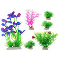  6 Pcs Plastik Aquarienlandschaft Künstliche Aquariumdekoration