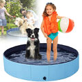 Hundepool Swimmingpool Hunde Pool Faltbar Hundebad Planschbecken Ø100cm Becken