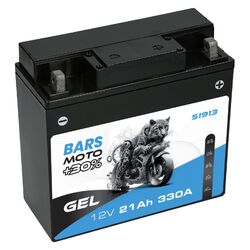 BARS GEL 51913 Motorradbatterie 12V 21Ah 330A NEU +30% Motorrad Batterie