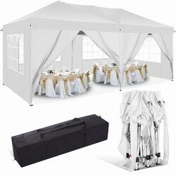 3x3/4,5/6-Pavillon Faltpavillon Gartenzelt Partyzelt Wasserdicht Popup Pavillon