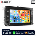 7" Android 14 Autoradio Carplay Navi SWC 32G Für VW GOLF 5 6 Touran Caddy Tiguan