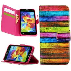 Handy Schutz Hülle Flip Cover Case Klapp Etui mit Motiv + Schutz Glas Folie