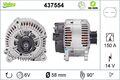 Lichtmaschine Generator Lima VALEO RE-GEN AT 437554 +71.40€ Pfand für AUDI A4 B7