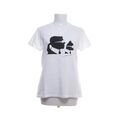 Karl Lagerfeld, T-shirt, Größe: M, Weiß, Baumwolle, Print, Damen #pAD