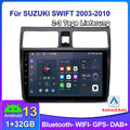 Für SUZUKI SWIFT III EZ MZ 10" Android 13 Autoradio GPS NAVI WIFI DAB+ BT 1+32G