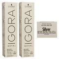 Schwarzkopf Igora Royal Absolutes Silver White 2 x 60 ml Silver - Silber Set