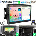 8-Kern 4+64GB Android 13 Carplay Autoradio GPS Für Dodge RAM Jeep Grand Cherokee