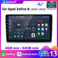 4+64GB 8Kern Android 13 Autoradio Für Opel Zafira B Astra H Carplay GPS WIFI 4G