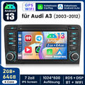 Für Audi A3 S3 RS3 8P 2+64 GB Carplay Autoradio Android 13 GPS Navi RDS WIFI BT