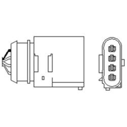 MAGNETI MARELLI Lambdasonde Regelsonde passend für VW Polo 1.4 16V 1.6