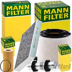 MANN FILTER INSPEKTIONSPAKET passend für 3.0/45 50 TDI AUDI A4 B9 A5 F5 Q5 FY