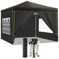 Pavillon 3x3/3,3x3,3/3x6m Pop Up Faltpavillon Partyzelt Gartenzelt UV Schutz 50+