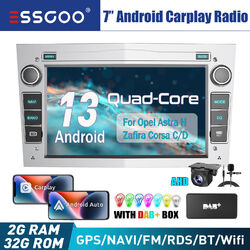 Android 13 2+32G Carplay DAB+ Autoradio Für Opel Astra Corsa GPS Navigation KAM