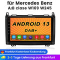 Autoradio Für Mercedes-Benz A-Klasse W169 2004-2012 Android13 GPS Nav BT DAB+ FM