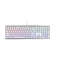 Cherry MX Board 3.0S Gaming RGB Tastatur MX-Silent Red Switches Weiß QWERTZ USB