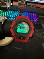 Casio G-SHOCK Rot 1659 DW-004 Neue Batterie